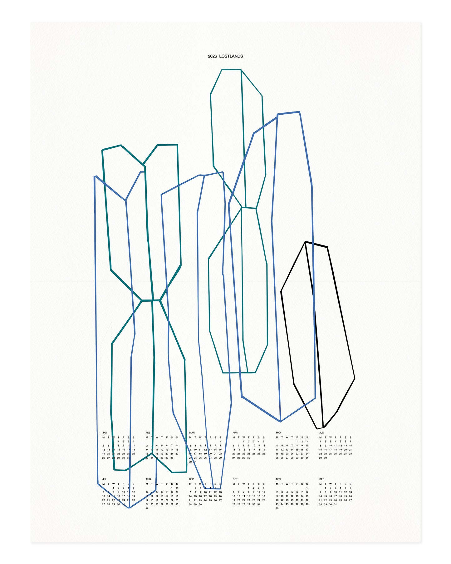 Fragments of Home. The 2026 Poster Calendar