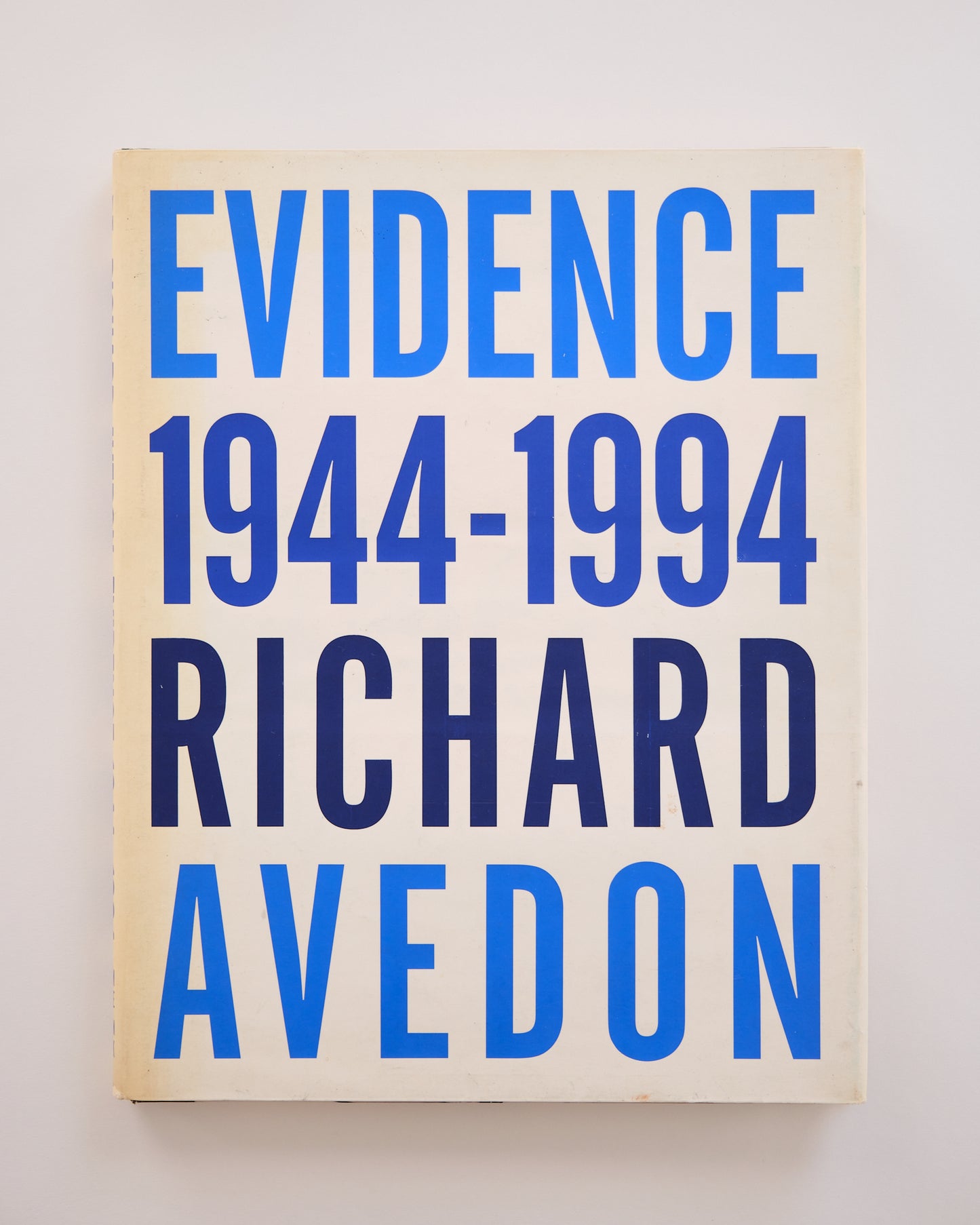 Evidence 1944-1994 Richard Avedon