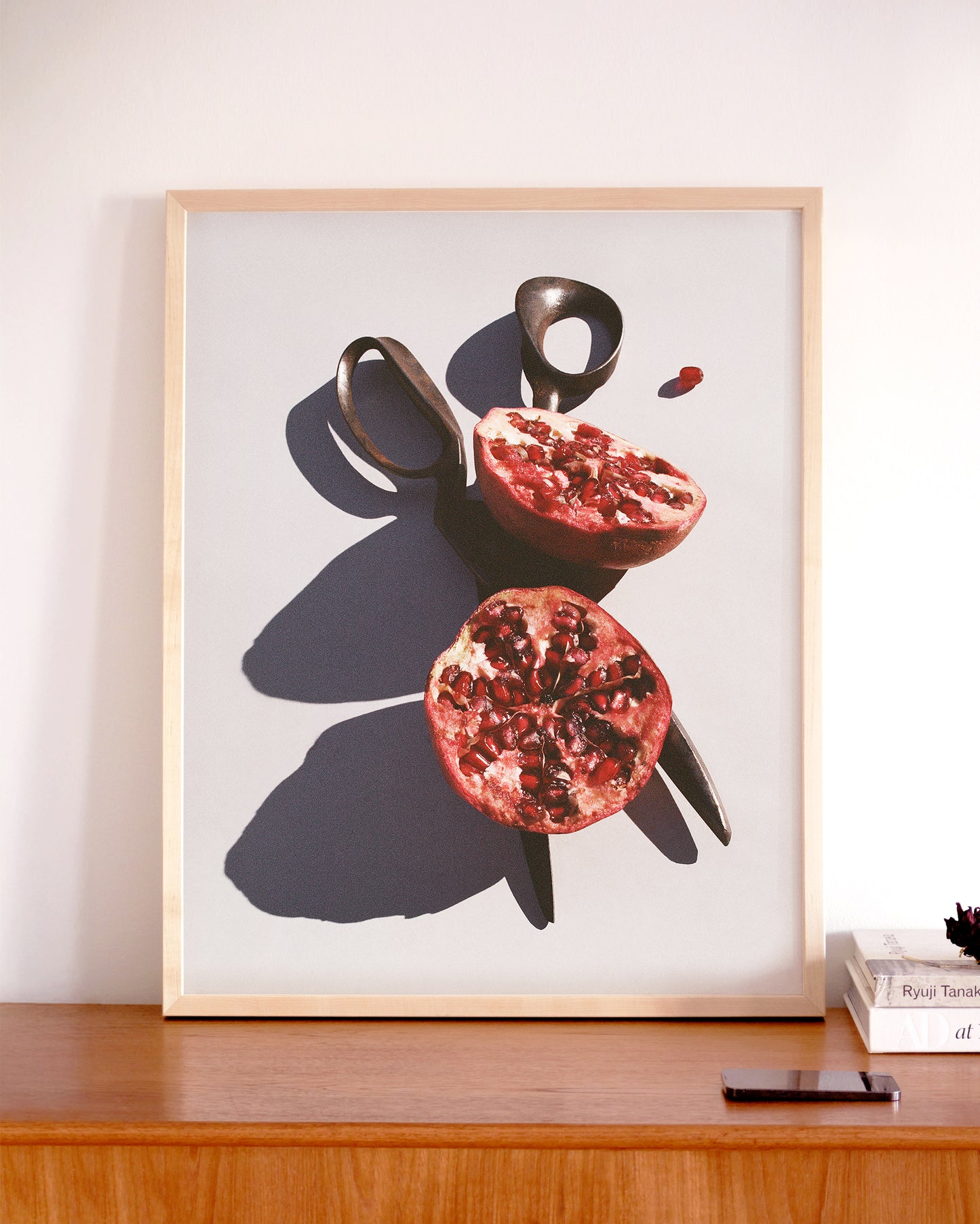 Pomegranate Print by Damien Ropero