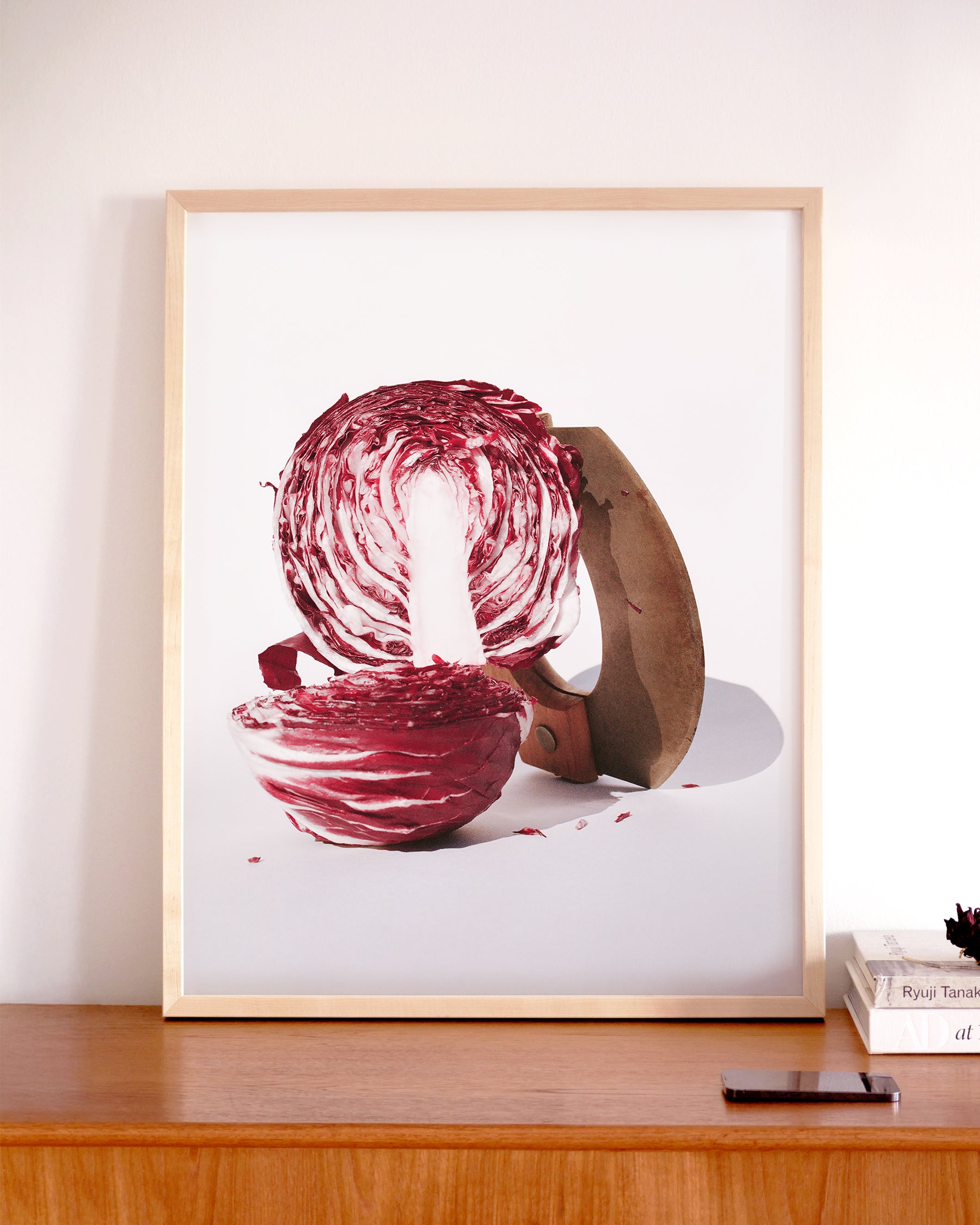 Radicchio Print by Damien Ropero