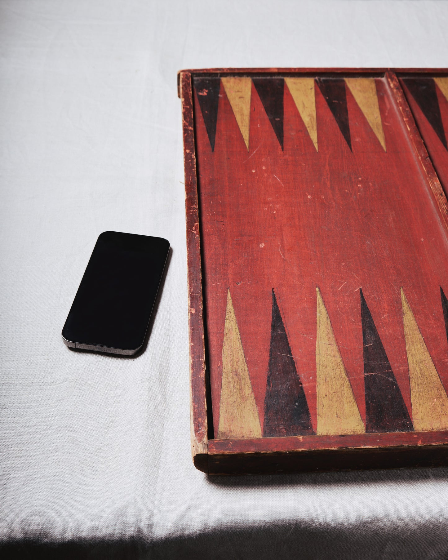 Vintage Backgammon and Chess board