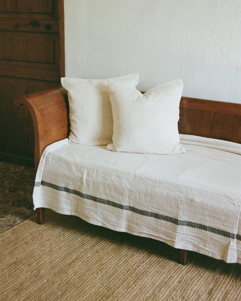 Black Pin Stripe Blanket