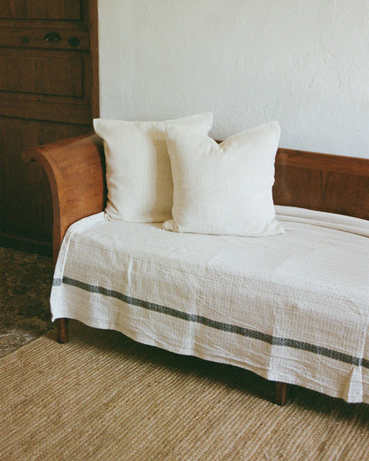 Black Pin Stripe Blanket